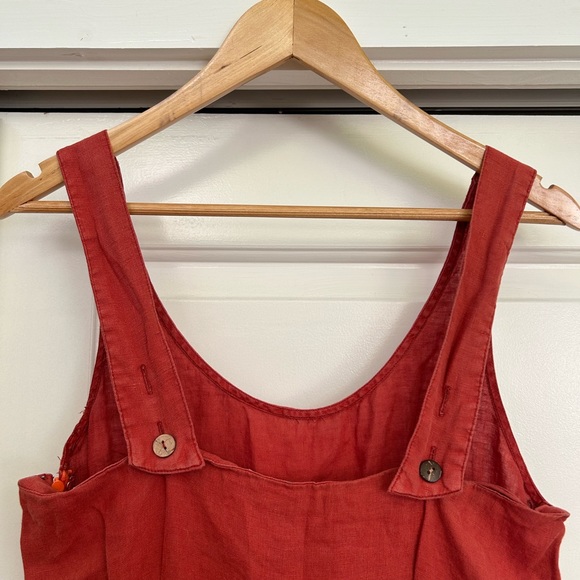 Rachel Zoe 100% Linen Jumpsuit - Size S - Picture 5 of 6